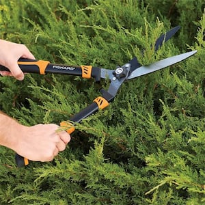 22 in. Wavy-blade Hedge Shears with Adjustable Blades