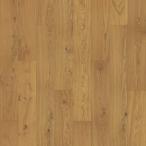 Defense+ Natural White Oak 3/8 in. T x 7.5 in. W Waterproof Engineered Hardwood Flooring (1104.3 sq.ft/pallet)