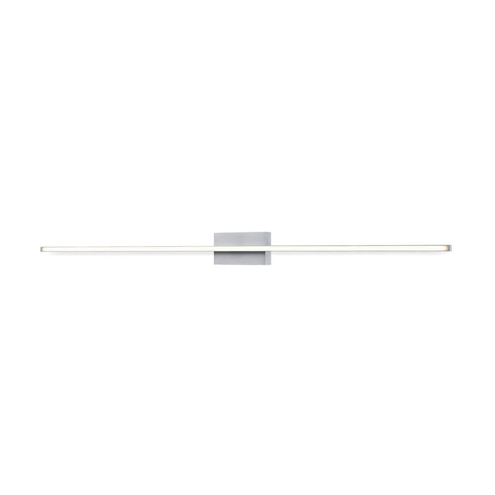 Vega Minor Dimmable LED Wall Sconce in Brushed Nickel, 48"
