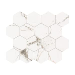 Lockson Mix 11.25 in. x 13.25 in Matte Mesh Mounted Mosaic Porcelain Floor and Wall Tile (6.88 sq. ft./Case)