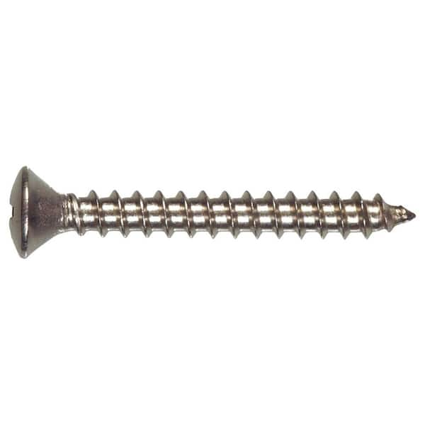 Hillman #12 2 in. Phillips Oval-Head Sheet Metal Screws (8-Pack)