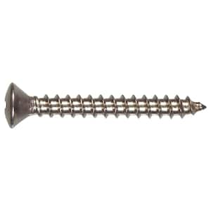 #12 1 in. Phillips Oval-Head Sheet Metal Screws (10-Pack)