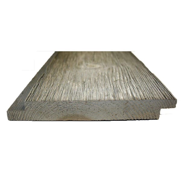 Unbranded 1 in. x 6 in. x 12 ft. Barn Grey #2 Spruce Board