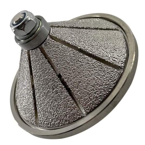 1-1/2 in. Bevel Diamond High Speed Steel Profile Wheel for Polishers and Grinders on Concrete and Stone, 5/8 in.-11