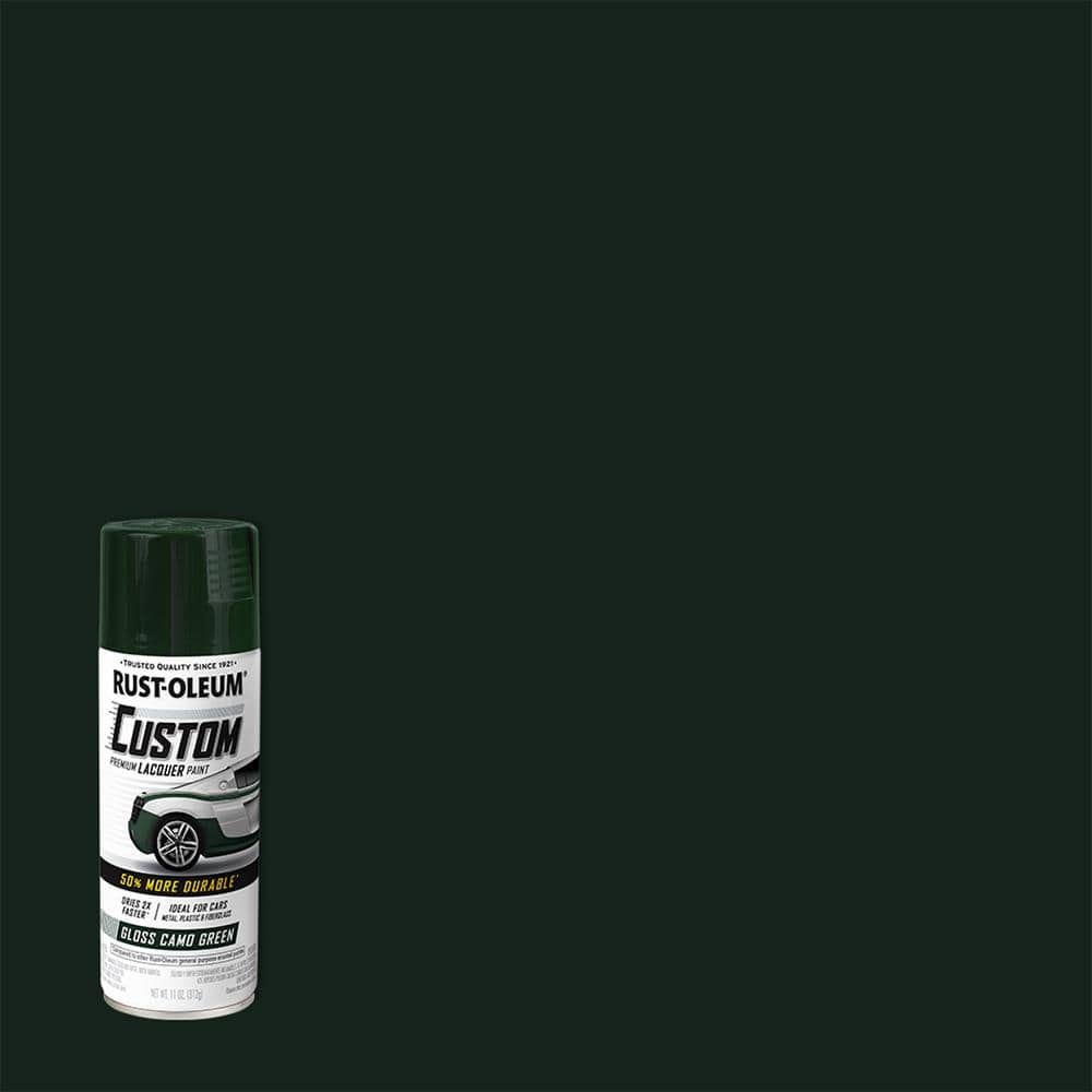 Premium Custom Lacquer Spray Paint - Gloss Neon Green(11 oz.)