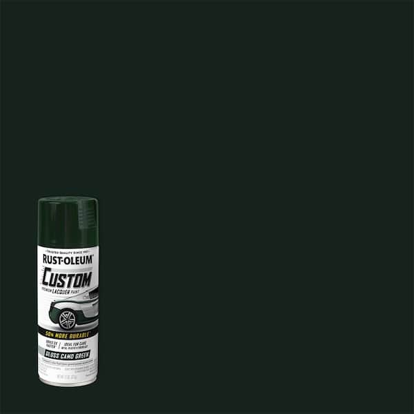 Rust-Oleum Automotive 11 oz. Gloss Camo Green Custom Lacquer Spray Paint (Case of 6)
