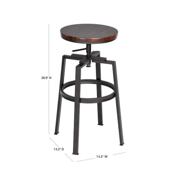 Tadcaster swivel adjustable height bar deals stool