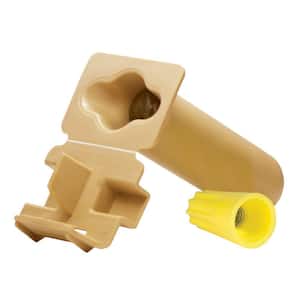 GTSR (Direct Bury Grease Tube with Strain Relief) with Yellow Nut Wire Connector (25-Pack per Bag)