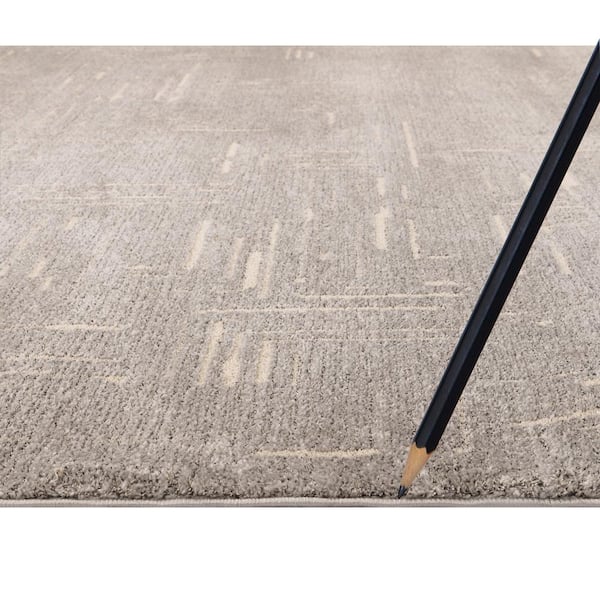 Urban Chic Gray 5 ft. x 7 ft. Contemporary Area Rug