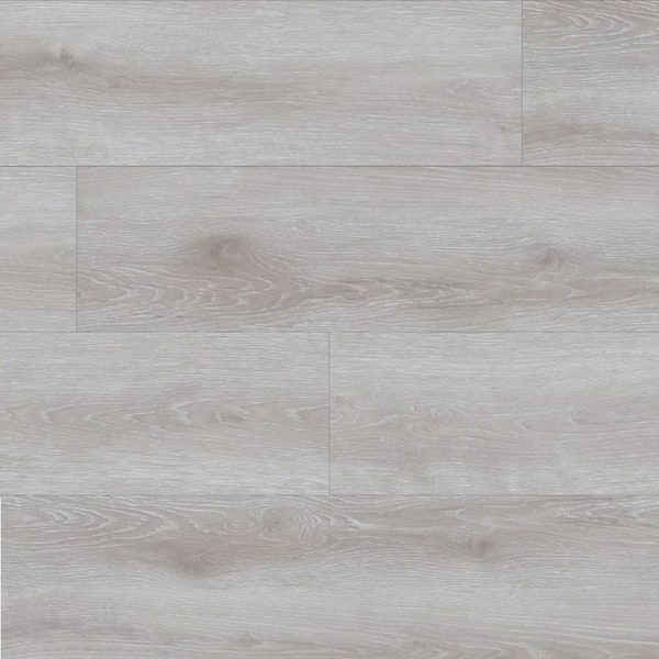 Lucida Surfaces GlueCore Pro Grigio 28 MIL x 7 in. W x 48 in. L Waterproof Glue Down Luxury Vinyl Plank Flooring (23.5 sqft/case)
