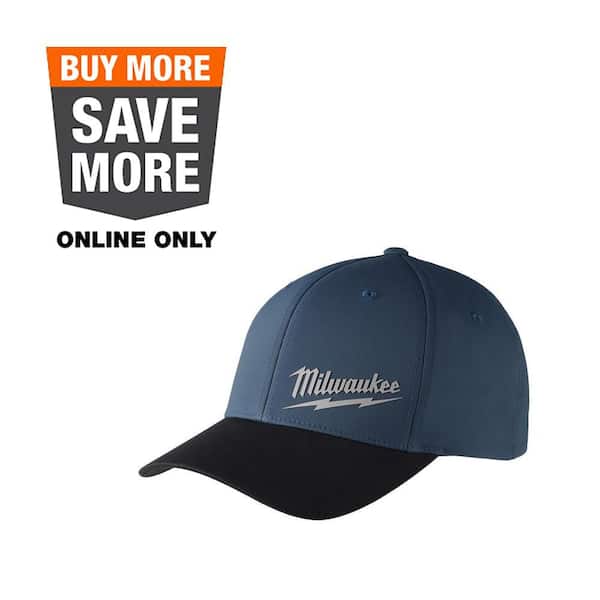 Milwaukee Small/Medium Blue WORKSKIN Fitted Hat
