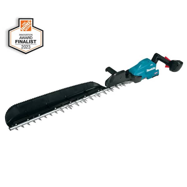 Makita XGT 40V max Brushless Cordless 30 in. Single-Sided Hedge Trimmer  (Tool Only) GHU05Z - The Home Depot