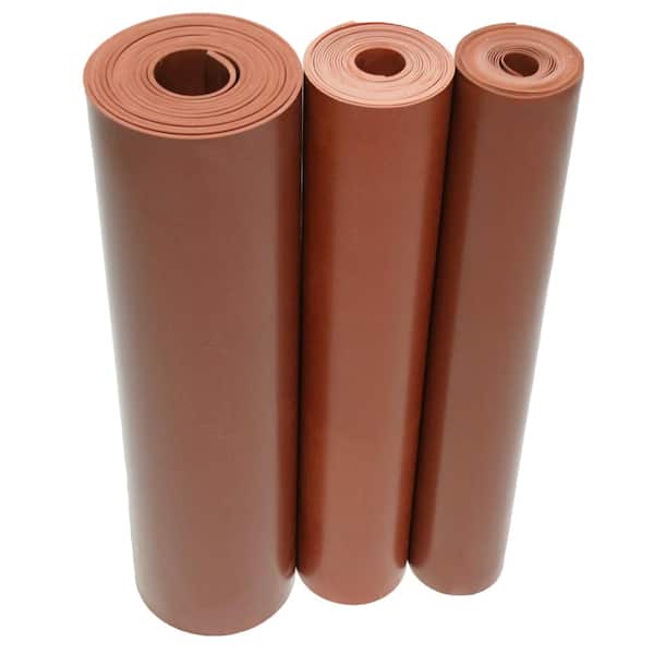 SBR 1/8 in. x 36 in. x 48 in. Red 65A Sheet