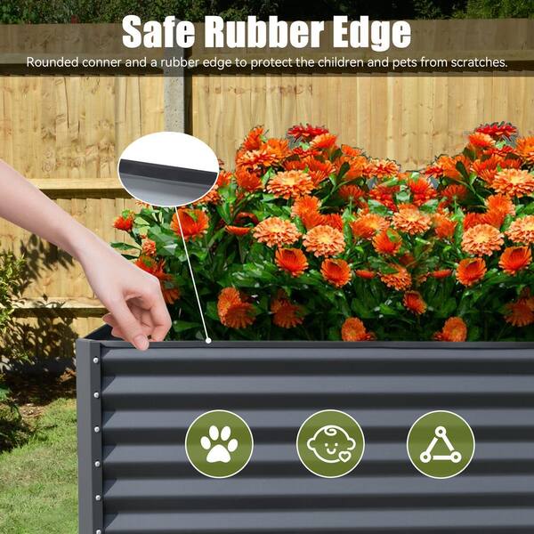 Vego Garden 42-in W x 78-in L x 32-in H British Green Metal
