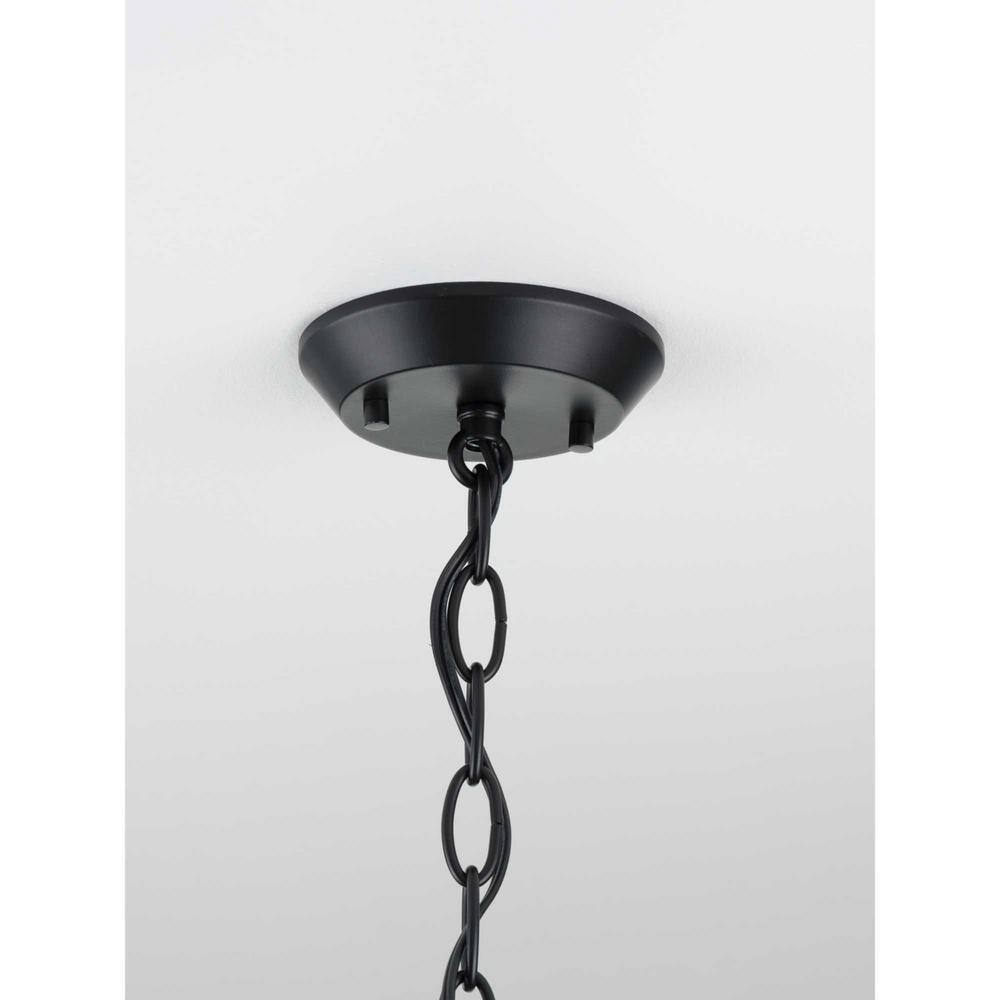 Ballinger 12.5" Matte Black Rustic Farmhouse Pendant Light