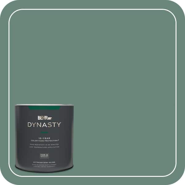 BEHR DYNASTY 1 qt. #470F-5 Garland Semi-Gloss Exterior Stain-Blocking Paint & Primer
