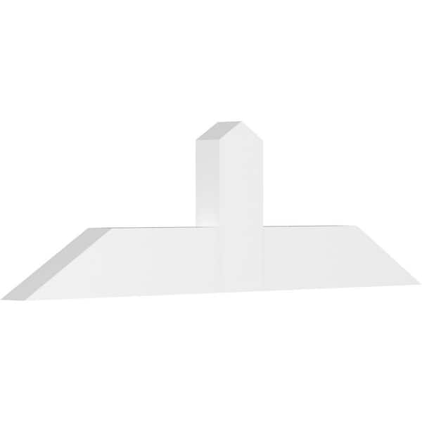 Ekena Millwork Portland 36 in. W x 10.5 in. H x 2 in. D Signature Polyurethane Bracket