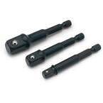 MichaelPro Steckschlüssel-Adapter Set – 3-teilig, 7,6 Cm, Für 1/4", 3/8", 1/2" Antriebe, Schlagfest