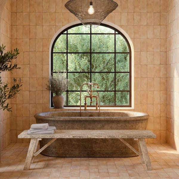Kings Storia Due Sand 9 in. x 9 in. Porcelain Floor and Wall Tile (7.15 sq. ft./Case)