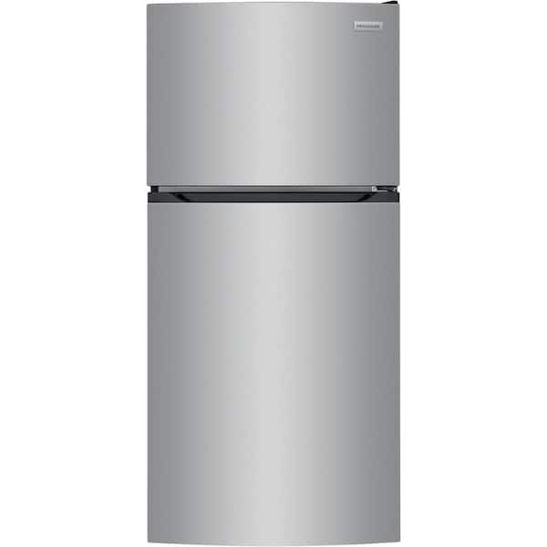 Frigidaire 13.9 cu. ft. Top Freezer Refrigerator in Brushed Steel, ENERGY STAR