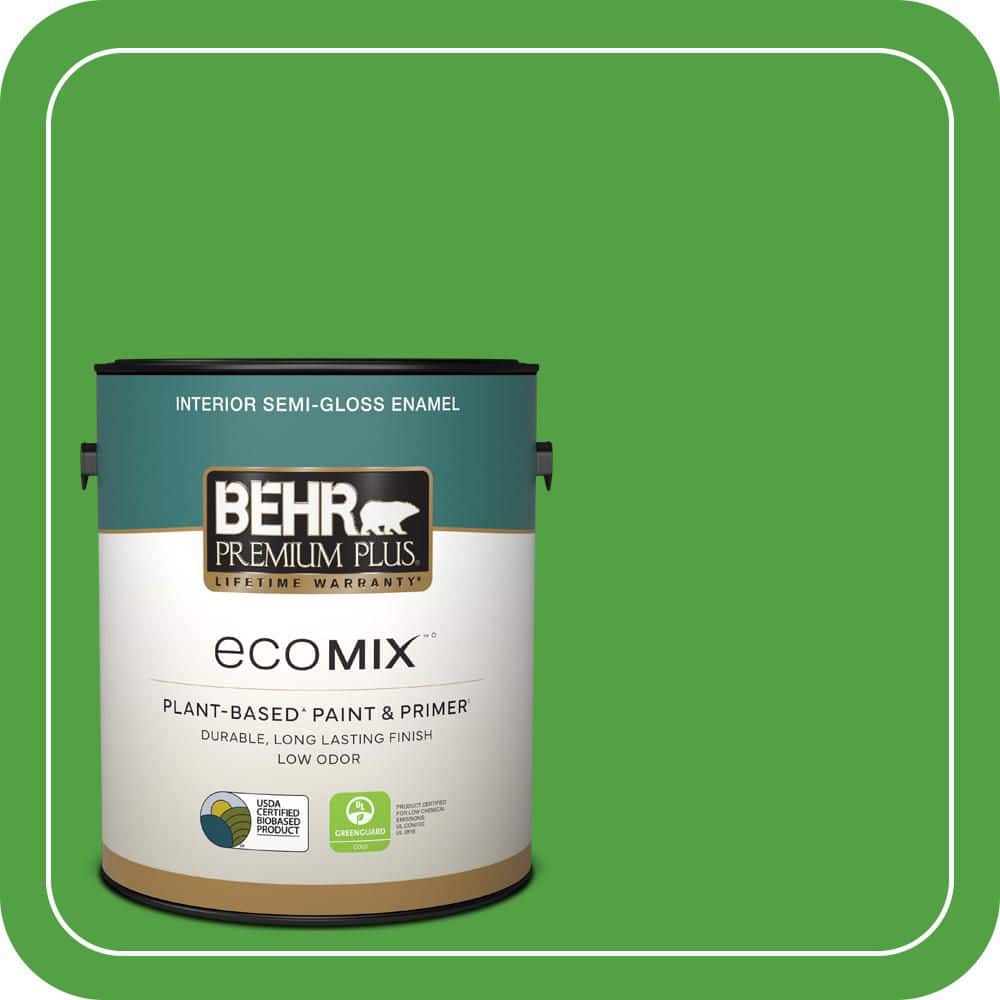 1 gal. #S-G-440 Green Acres Semi-Gloss Enamel EcoMix Plant-Based Interior Paint & Primer price history on PriceWatchPro