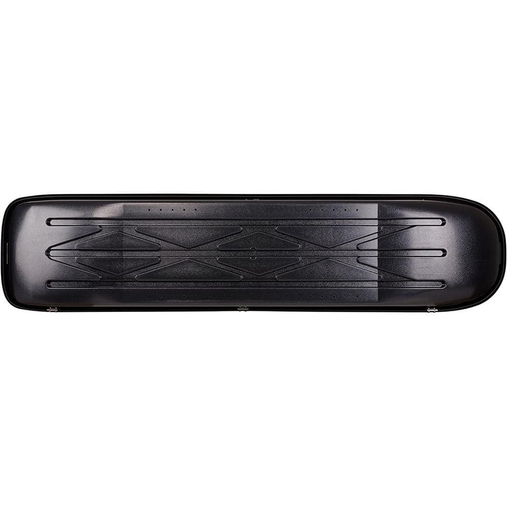 Black 11 cu. ft. ABS Plastic Roof-Mount Cargo Box