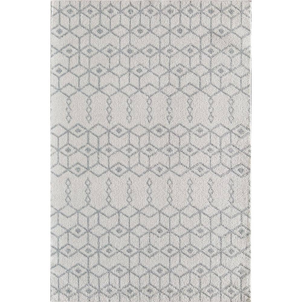 Mason Brooks Knox Pearl Drops Blue 5 ft. x 7 ft. Area Rug RA32084 The
