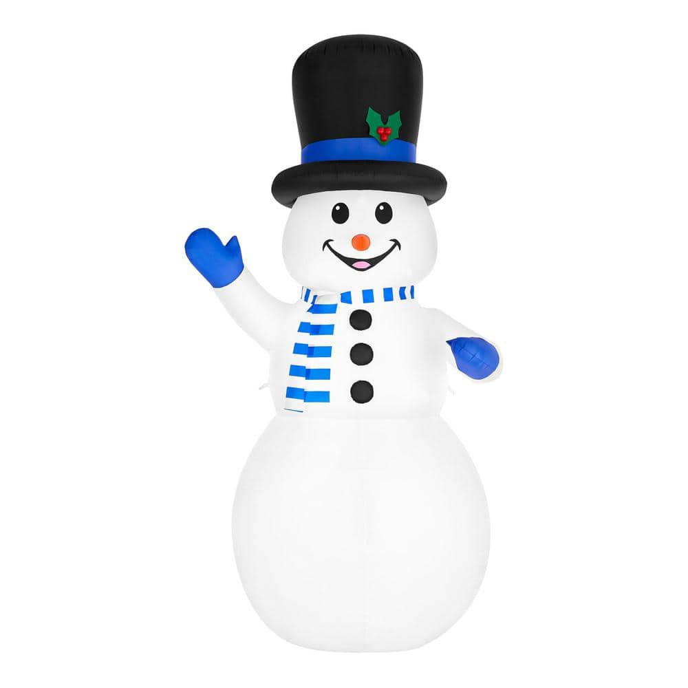 Home Accents Holiday 9 ft. Giant-Sized LED Snowman Christmas Airblown Inflatable