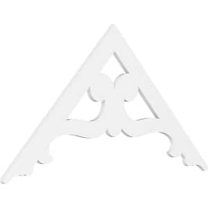1 in. x 60 in. x 32-1/2 in. (12/12) Pitch Brontes Gable Pediment Architectural Grade PVC Moulding
