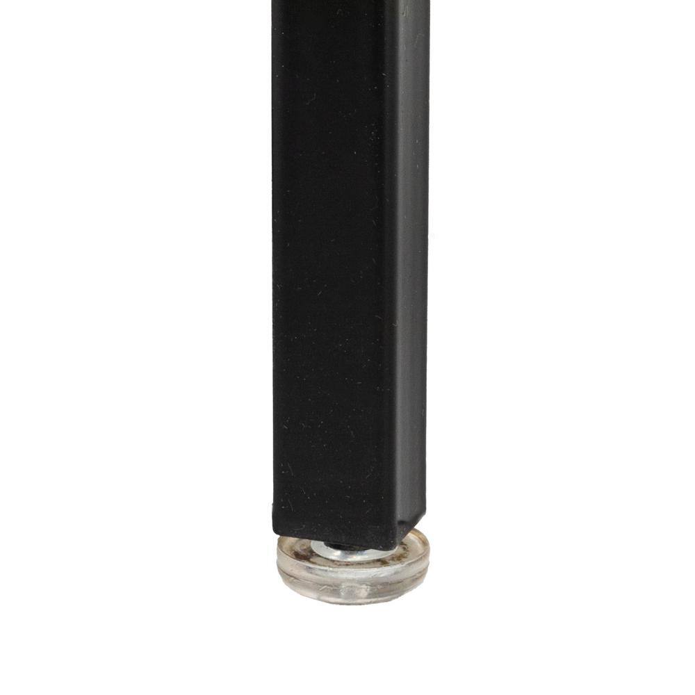 Solstice Tall Black Metal Accent Cabinet with Adjustable Shelves