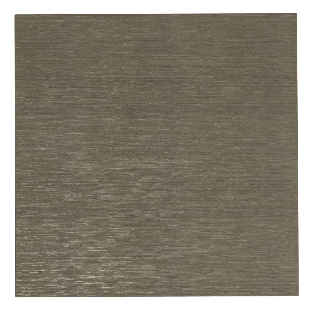 Farmhouse Gray Contemporary Square End Table with Storage
