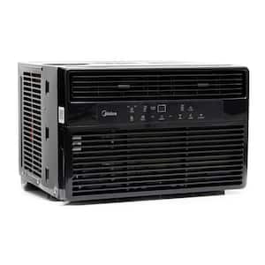 8,000 BTU 115-Volt Window Air Conditioner Cools 350 sq. ft. with ComfortSense Smart Control in Black