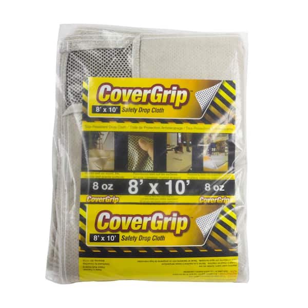 CoverGrip 8 ft. x 10 ft. Safety Drop Cloth