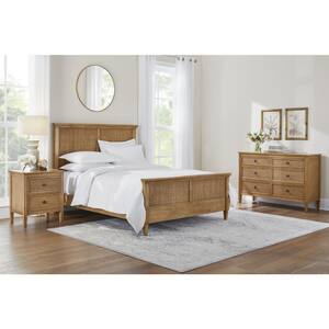 Marsden Patina Finish Queen Cane Bed (65 in. W x 54 in. H)