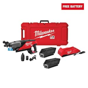 MX FUEL Lithium-Ion Cordless Handheld Core Drill Kit with 2 Batteries and Charger