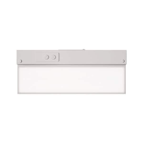 12 in. Plug-In Edge-lit Light Dimmable color changing Adjustable White Integrated LED Under Cabinet Light Pack-1