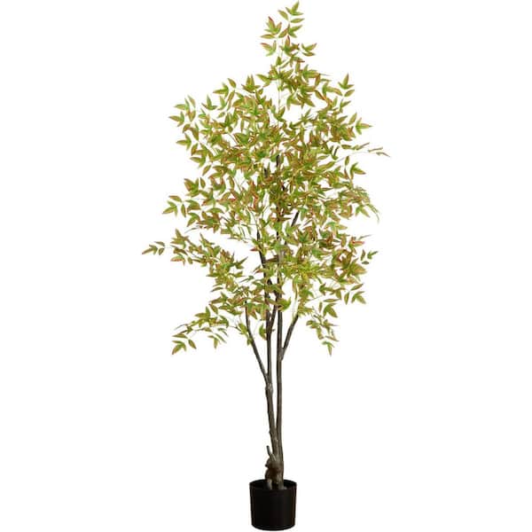 6 ft. Autumn Nandina Artificial Fall Tree