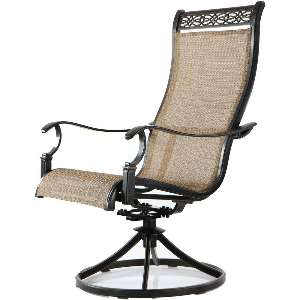 Cedar 11-Piece Aluminum Outdoor Dining Set with Swivel Rockers