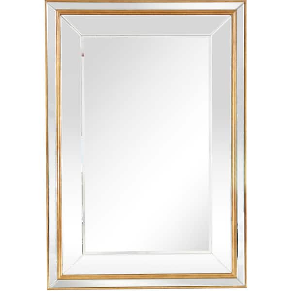 Camden Isle Finley 38 in. x 27 in. Modern Rectangle Framed Decorative Mirror