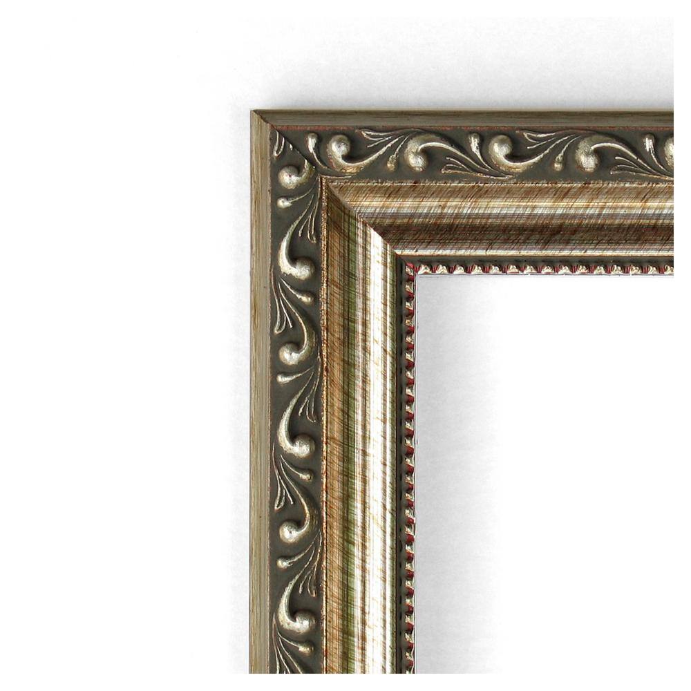Parisian Silver Framed Grey Magnetic Memo Board 16x16