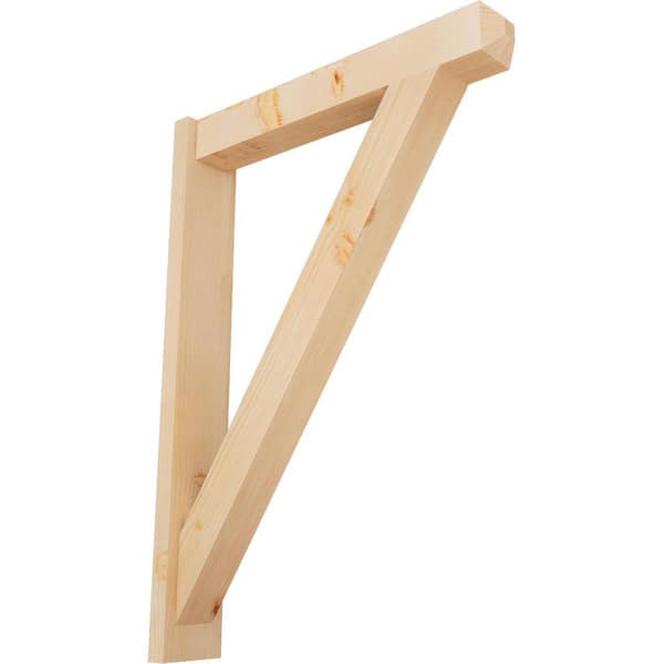 Ekena Millwork 6 in. x 42 in. x 30 in. Traditional Craftsman Smooth Douglas Fir Outlooker