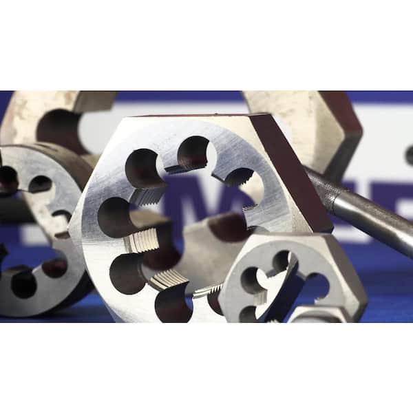 1 1/2 Inch NPT Carbon Steel Hex Pipe Re-Threading Die