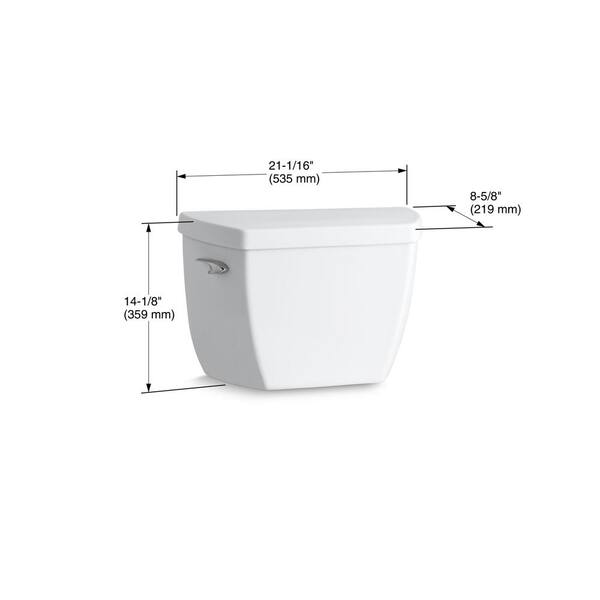 Kohler Highline Toilet Tank Lid – Fits Pressure Assist K4484, White, 1036375, Used (Very Nice)