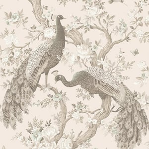Belvedere Soft Truffle Unpasted Removable Wallpaper Sample