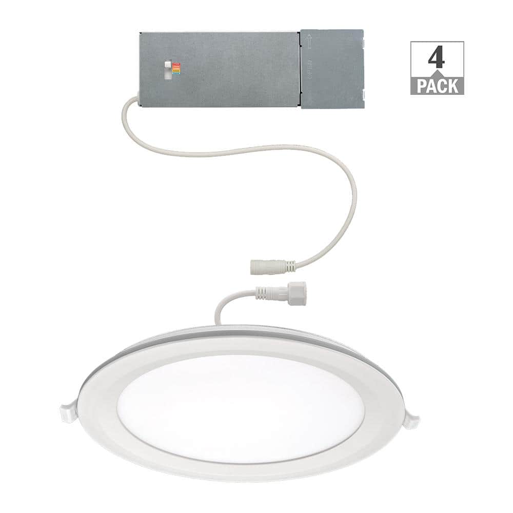 8 in. Canless Integrated LED Recessed Light Trim 1800 Lumens Adjustable CCT