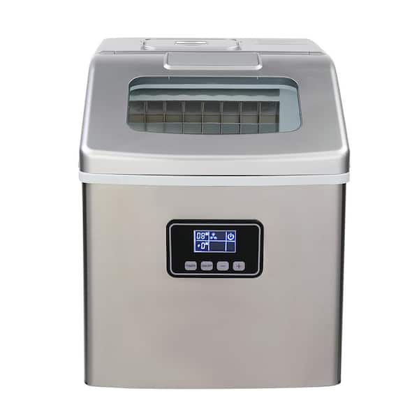 Winado 40 lb. Portable Countertop Ice Maker in Gray