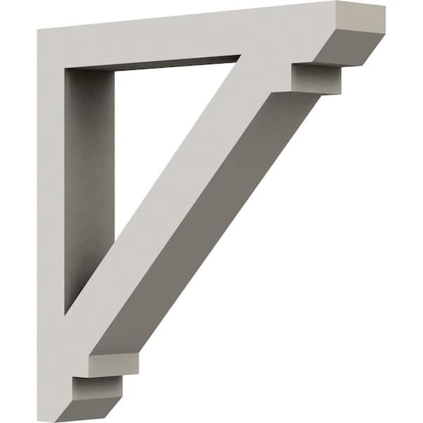 Ekena Millwork 2 in. x 13-7/8 in. x 13-7/8 in. Polyurethane Ashford Bracket