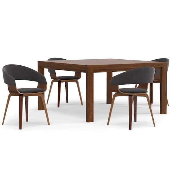 Simpli Home Lowell / Wilson 5-Piece Dining Set
