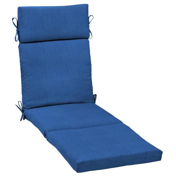 ARDEN SELECTIONS 21 in. x 72 in. Outdoor Chaise Lounge Cushion in Lapis Blue