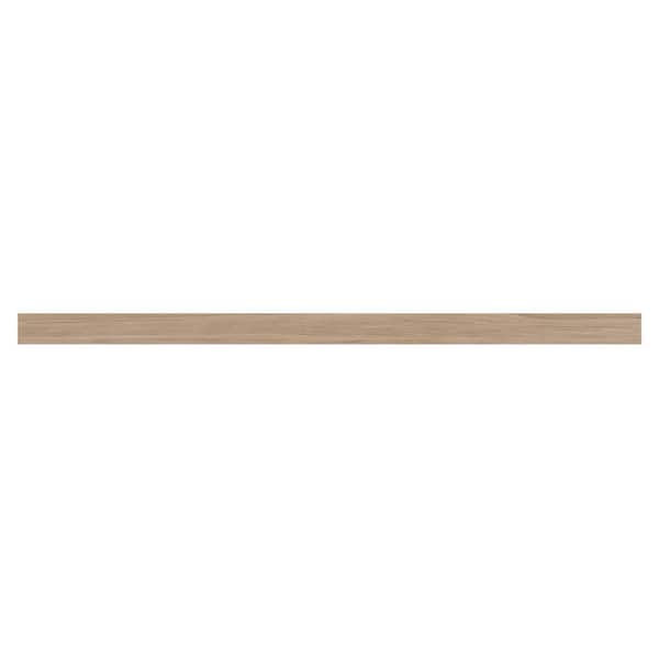 Sinclair 91.5 in. W x 0.125 in. D x 4.5 in. H Kitchen Cabinet Toe Kick in Shaker Light Oak